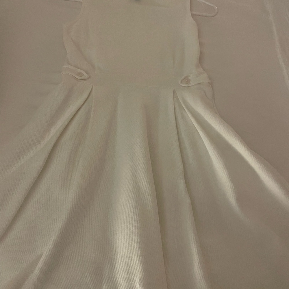 Elegant Ivory Sleeveless Dress